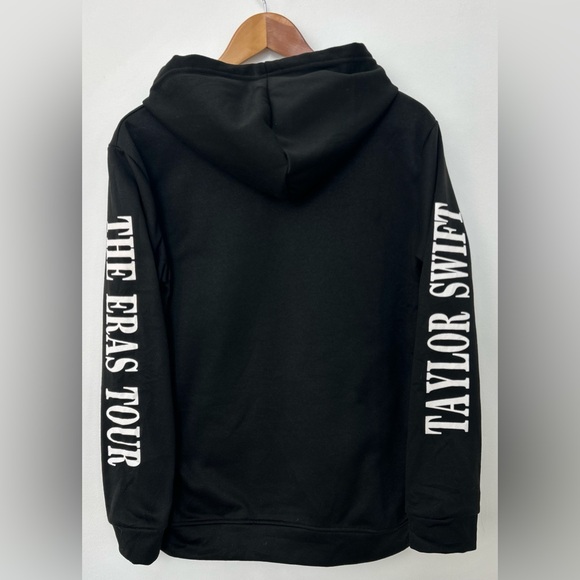 Taylor Swift Eras Tour Hoodie Black Graphic Swiftie Fan Made XS - Picture 5 of 6